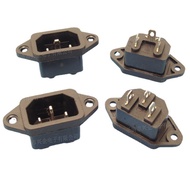 Supply AC04 Product Font Socket with Anti-dust Cover 10A250V Computer Chassis Power Socket AC05 Chas