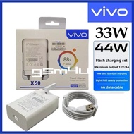 ORI IMPORT VIVO 44W CHARGER Y100 Y78 V25 V23 X70 X60 X50 V21 T1 FastCharging Adapter Support Flash C