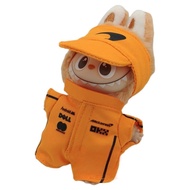 Labubu 4.0 Baby Clothes Pendant F1 Racing Suit Set (Doll Not Included)