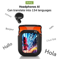 HTC NE20 TWS Wireless Earbuds  134-Language AI Translator | Anti-Lost GPS Tracker | Smart Touchscree