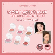 Lameila Sweet Blusher free Brush Lameila Blusher with Blusher Brush