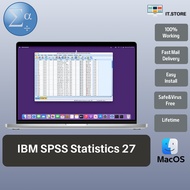IBM SPSS Statistics 27 Intel Mac Or M1/M2/M3/M4 Chip Apple Silicone MacOs/Macbook/Mac Software Full 
