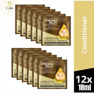 12 pcs. | 6 pcs CREAMSILK KERATIN Damage Repair | Rebond Straight 18ml Conditioner sachet