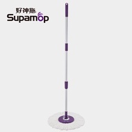 【好神拖】手壓式拖把架(附1布)*2入組