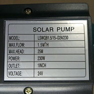 ปั้มหอยโข่งบัลเลส ปั๊มหอยโข่ง ชุดปั๊มน้ำ โซล่าเซลส์ โซล่าเซลล์ รุ่น QB-60 230W 24VDC Solar Water Pump（ไม่รวมแผงพลังงานแสงอาทิตย์）