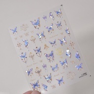 blue fairy butterfly 3D nail art sticker (RS4490)