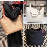 USA Coach Lady Day Tote Single Shoulder Handbag Large Capacity Travel Bag