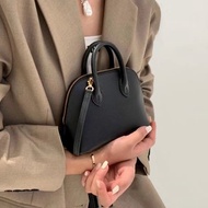 mini貝殼包真皮女包 牛皮單肩包 可愛小背包 手提包斜挎包 手機包
