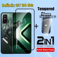 For infinix GT 30 5G 2025 2IN1 Full Screen Protector Tempered Glass For Infinix GT 30 Pro GT30 GT30P