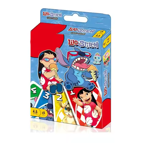 Mattel Games UNOes Stitch Card Game for Family Night Featuring Tv Show Themed Graphics and a Special