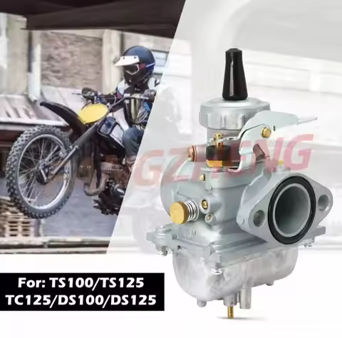 Motorcycle Accessories Carburetor For Suzuki TS125 TS125N DS125 TC125 DS100 TS100 125cc 2Stroke Engi