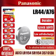 10-30PCS Panasonic LR44 A76 LR 44 AG13 LR1154 SR1154 SR44 SR44SW SR44W GP76 1.5V For Calculator Toy 