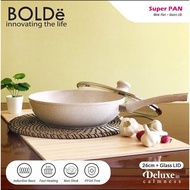 Super Pan WOK Pan 28 CM + Glass LID Bolde