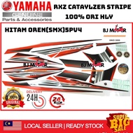RXZ STRIPE RXZ  STICKER RXZ GRAPHIC 5PV4 ORANGE HITAM SMX  BODY STICKER DECAL 100% ORIGINAL YAMAHA] 