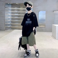 Boy Suit 2026 Baby Clothes Short-Sleeved Cool Handsome Children's Clothes Boy Style Fashionable Clot