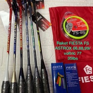 FIESTA FS ASTROX 66 Badminton Racket/88/99 Voltric 77 TAIWAN Strong 35lbs