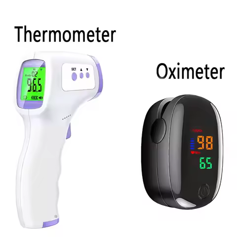 Baby Adult Ear Thermometer Digital Fever Thermometer Or Finger Pulse Oximeter Household Health Care 