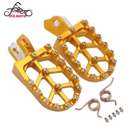ที่พักเท้า2ชิ้นที่รองเท้าสำหรับ RMZ250 RMZ450 RMX450Z อุปกรณ์เสริมรถจักรยานยนต์