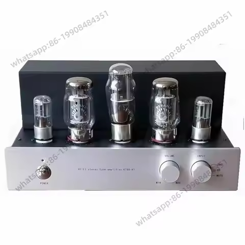 Class A tube power amplifier HIFI fever tube amplifier pure hand with tube cover KT88 6N8P (6H8C) 5Z