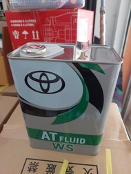 น้ำมันเกียร์ ATF WS Toyota JapanToyota ATF WS Auto Transmission oil (4L) TOYOTA VIOS ALTIS CAMRY ALPHARD INNOVA PRIUS HILUX FORTUNER 08886-02305 น้ำมันเกียร์