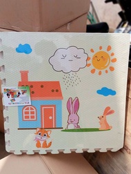 [ Bộ 4 tấm ] Thảm xốp ghép kích thước 60x60 dày 1cm cho bé.
