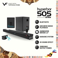 Vinnfier VF Hyperbar 505 BTRW Karaoke System Wireless Soundbar