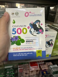 Hỗ trợ Long đờm-Ho rát-Khan tiếng cho trẻ và PNCT COLEUSCIN 500mg