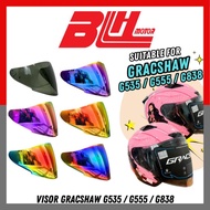 Visor Gracshaw GAIZER G838 / G555 / G535 / XDOT G515 ( SMOKE / PURPLE / GOLD / BLUE )