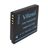 Viloso BCF10/CGA-S009 DMW-BCF10E CGA-S 106C Li-on Battery for Panasonic Lumix DMC-F/FH/FS/FT/FX DMC-