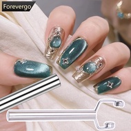 FOREVERGO Y-shape Nail Magnet Tool 3D Love Heart Cat Eye Nail Magnet Diagonal Line Galaxy Pattern Fr
