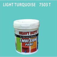 LIGHT TURQUOISE 7503T ( 1L ) HEAVY DUTY EMULSION PAINT PREMIUM INTERIOR EMULSION PAINT