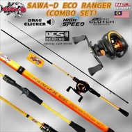 SAWA-D RANGER 602C BC Set Combo Rod Reel Set BaitCasting BC Rod Reel