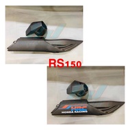 RS150 EXHAUST COVER SET (Matt Black & Carbon HRC)