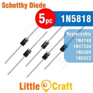 5pcs 1N5818 Diode Schottky Diode