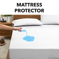 Homehub Waterproof Mattress Protector Cover Bed Bedsheet King Queen Super Single Size Fitted Sheet for Kids Baby