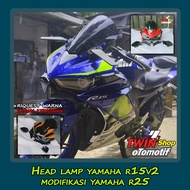 Head LAMP R15V2 MODEL R25, HEAD LAMP YAMAHA R15V2 MODEL YAMAHA R25