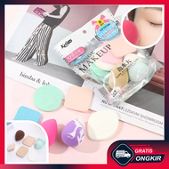 Gratis Ongkir - Spons Make up 1 Set Isi 6 Pcs / Spons Foundation Pembersih / Make Up