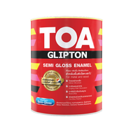 สีน้ำมันเคลือบ TOA Glipton 1L กึ่งเงา สีน้ำมัน เคลือบเงา สีทาเหล็ก สีทาไม้ สีตามสั่ง