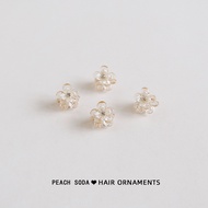 เครื่องประดับผม กิ๊บหนีบผมจิ๋วจิ๋ว น่ารัก คลิปหนีบผมหน้าม้า คลิปหนีบดอกไม้ คลิปหนีบผมเด็ก กิ๊บติดผม