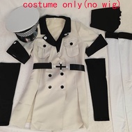 NEW Cosplay Anime Esdeath Empire Cosplay Costume Manga General Uniform with Hat Socks for Halloween 