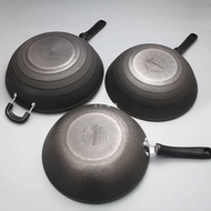 M-8/ Cast Iron Pan Uncoated Cast Iron Wok Old-Fashioned Traditional Wok Household Cooking Iron Pan2008Style C3H9
