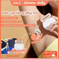 Domon Dolly razor for both men and women, 5-blade arm and bikini hair removal razor with gel safe fo