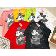 CLEAR STOCK HARGA MURAH❗️ TSHIRT LOOSE BUGGY MICKEY DESIGN HIGH QUALITY MATERIAL TSHIRT BESAR BUGGY 