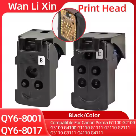 QY6-8001 QY6-8017 Print Head Cartridge for Canon Pixma G1100 G2100 G3100 G4100 G1110 G1111 G2110 G21