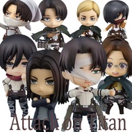 Attack on Titan Nendoroid Levi Ackerman 2202 Eren Yeager 2000 Mikasa Ackerman 365 Erwin Smith Hange 