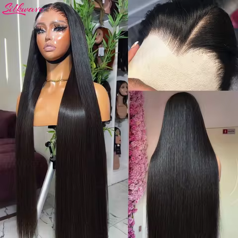 Silkwave 30 40 Inch 13x4 13x6 Hd Lace Frontal Wigs Straight Human Hair 100% Wear Go 5x5 Glueless Wig