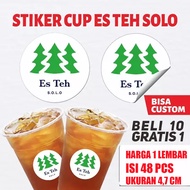 PRINT SOLO ICE TEA STICKERS | SOLO ICE TEA STICKERS | CUSTOM ICE TEA STICKER PRINTING | PRINT DRINK 