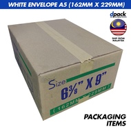ENVELOPE / SAMPUL KAD KAHWIN 6 3/8 x9 INCI (KAD A5)