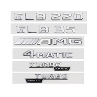 Suitable for Mercedes-Benz GLB Car Logo Modified GLB200GLB220 GLB35 4MATIC AMG Rear Tail Logo Decora