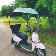 【New Upgrade Bold 】 canopy for motorcycle ebike canopy waterproof full cover Rainproof and sunscreen